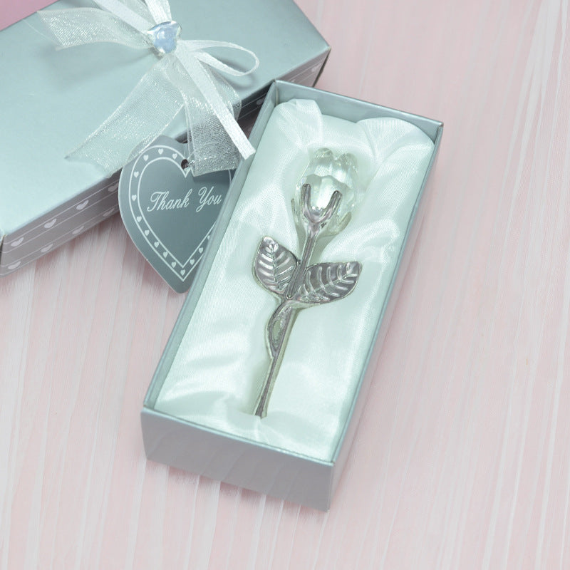Crystal Rose Ornament